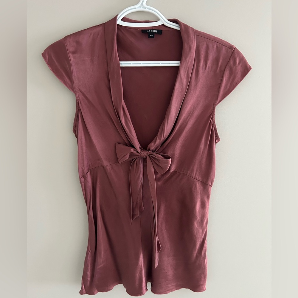 Jacob Pink Silk Blouse